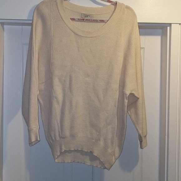 LOFT Sweaters - Loft XL Cream Sweater NWOT